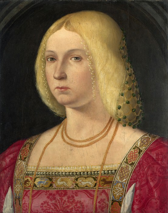 Венецианская школа, ок1510-20 – Портрет дамы, Часть 4 Национальная галерея