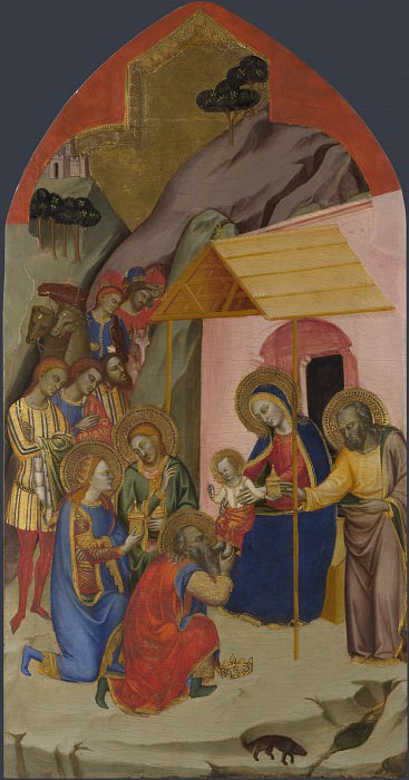 Jacopo di Cione and workshop – The Adoration of the Kings, Part 4 National Gallery UK