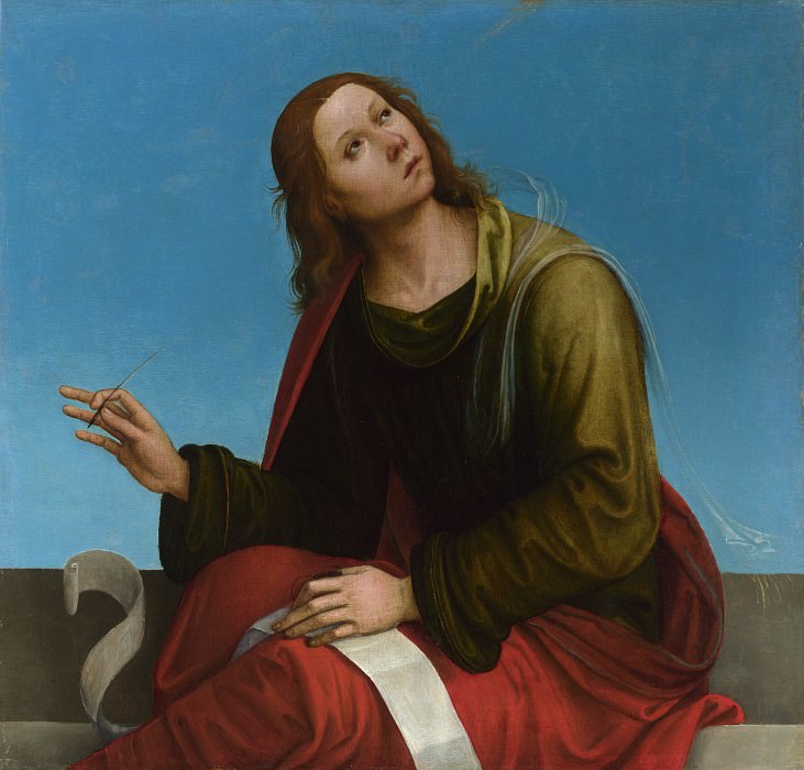 Lorenzo Costa – Saint John the Evangelist, Part 4 National Gallery UK