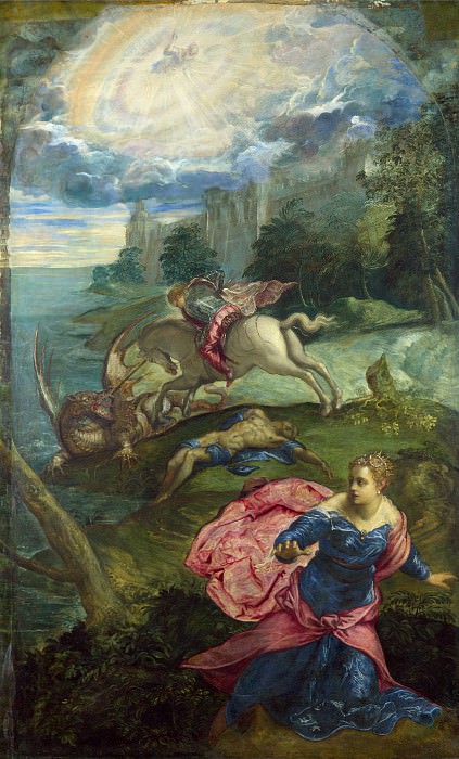 Jacopo Tintoretto – Saint George and the Dragon, Part 4 National Gallery UK