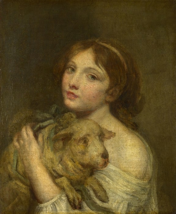 Jean-Baptiste Greuze – A Girl with a Lamb, Part 4 National Gallery UK