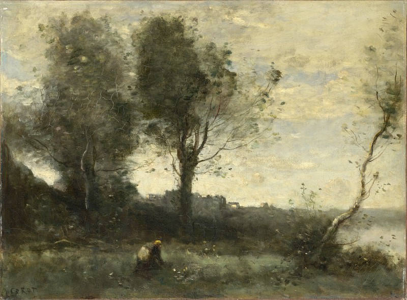 Jean-Baptiste Camille Corot – The Wood Gatherer, Part 4 National Gallery UK