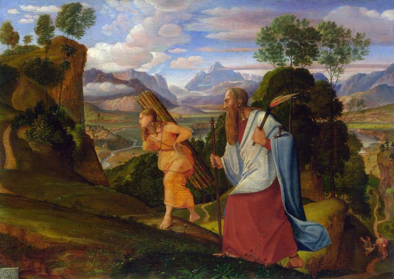 Иоганн Генрих Фердинанд Оливир – Авраам и Исаак, Часть 4 Национальная галерея