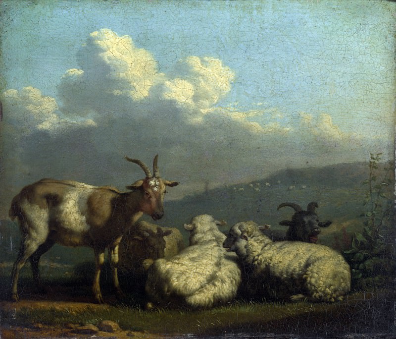 Karel Dujardin – Sheep and Goats, Part 4 National Gallery UK