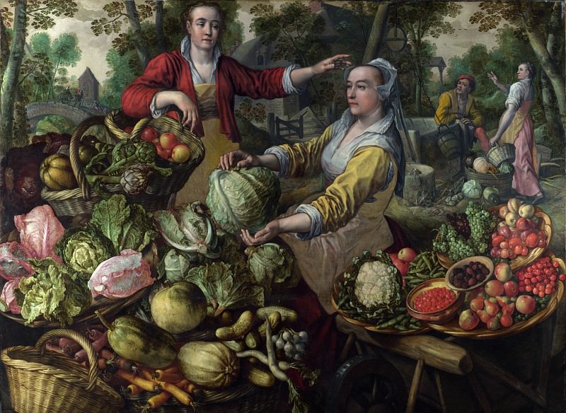 Joachim Beuckelaer – The Four Elements – Earth, Part 4 National Gallery UK