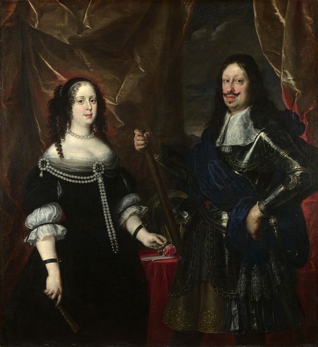 Justus Sustermans – The Grand Duke Ferdinand II of Tuscany and his Wife, Part 4 National Gallery UK