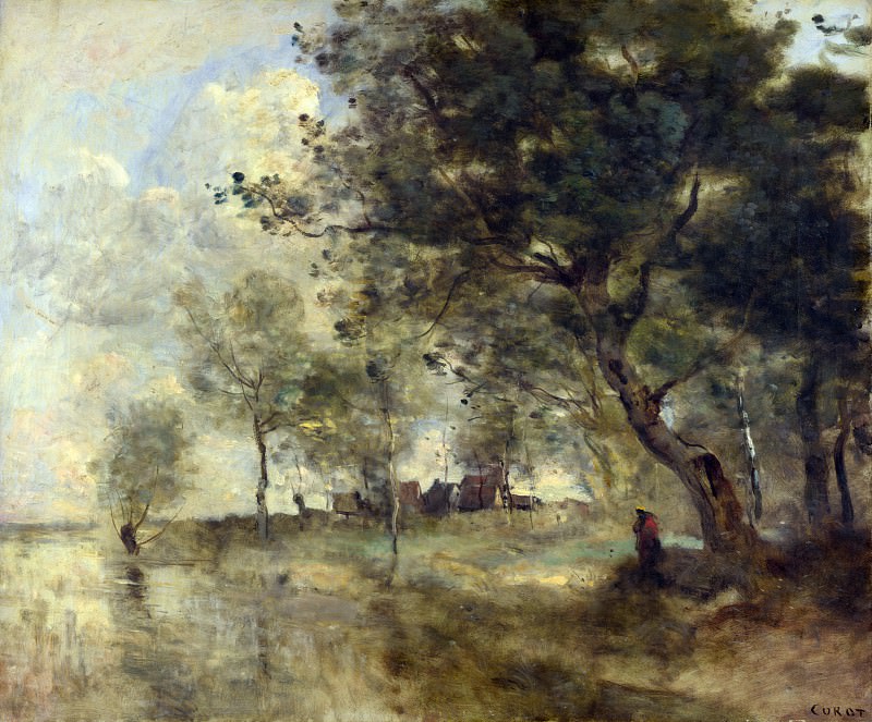 Jean-Baptiste Camille Corot – A Flood, Part 4 National Gallery UK