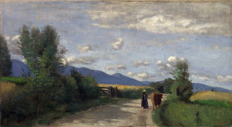 Jean-Baptiste Camille Corot – Dardagny, Morning, Part 4 National Gallery UK