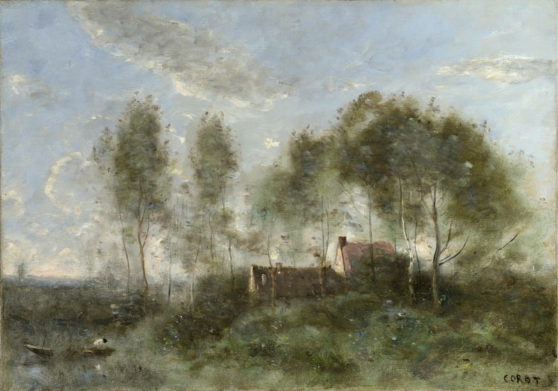 Jean-Baptiste Camille Corot – Souvenir of a Journey to Coubron, Part 4 National Gallery UK