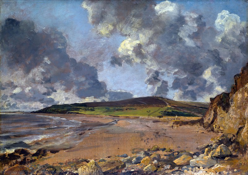 John Constable – Weymouth Bay – Bowleaze Cove and Jordon Hill, Part 4 National Gallery UK