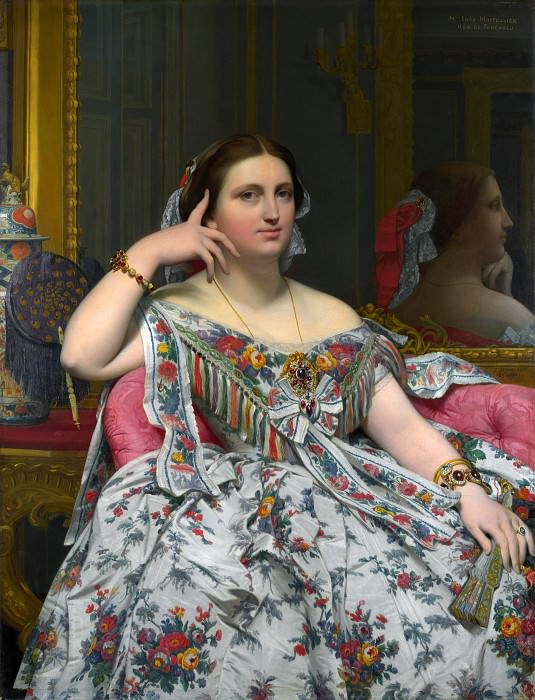Jean-Auguste Dominique Ingres – Madame Moitessier, Part 4 National Gallery UK