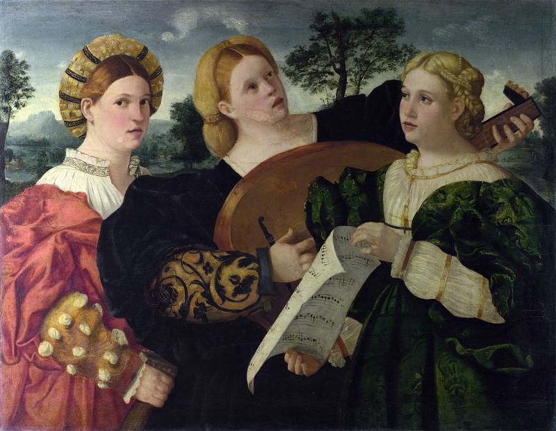 Венецианская школа, ок1525 – Концерт, Часть 4 Национальная галерея