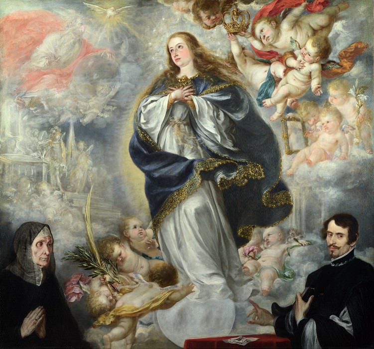 Juan de Valdes Leal – The Immaculate Conception with Two Donors, Part 4 National Gallery UK