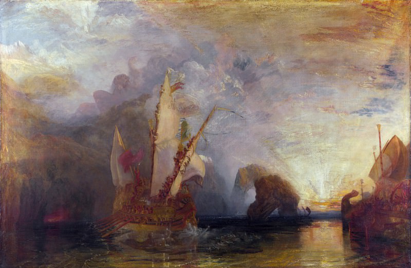 Joseph Mallord William Turner – Ulysses deriding Polyphemus- Homers Odyssey, Part 4 National Gallery UK