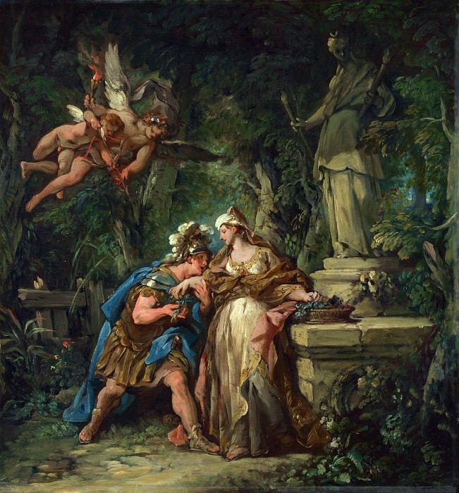 Jean-Francois Detroy – Jason swearing Eternal Affection to Medea, Part 4 National Gallery UK