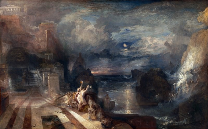 Joseph Mallord William Turner – The Parting of Hero and Leander, Part 4 National Gallery UK