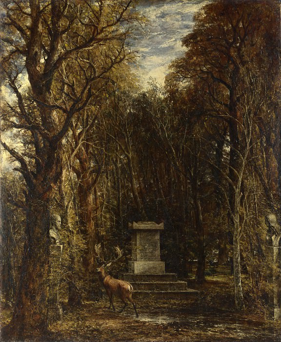 John Constable – Cenotaph to the Memory of Sir Joshua Reynolds, Part 4 National Gallery UK