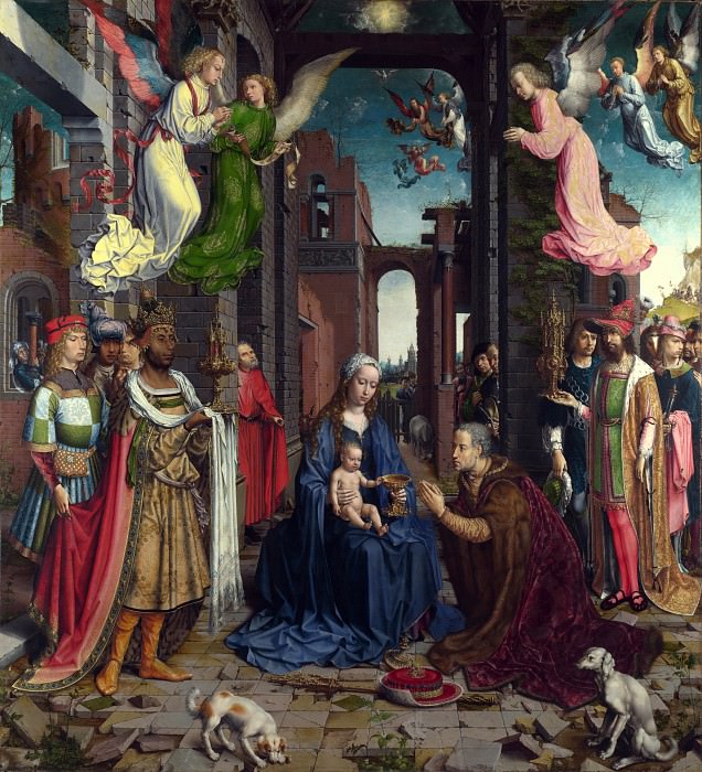 Jan Gossaert – The Adoration of the Kings, Part 4 National Gallery UK
