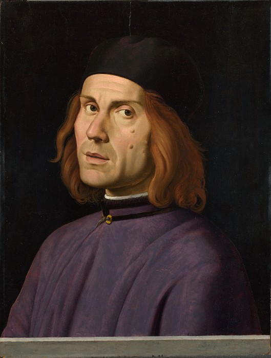 Lorenzo Costa – Portrait of Battista Fiera, Part 4 National Gallery UK