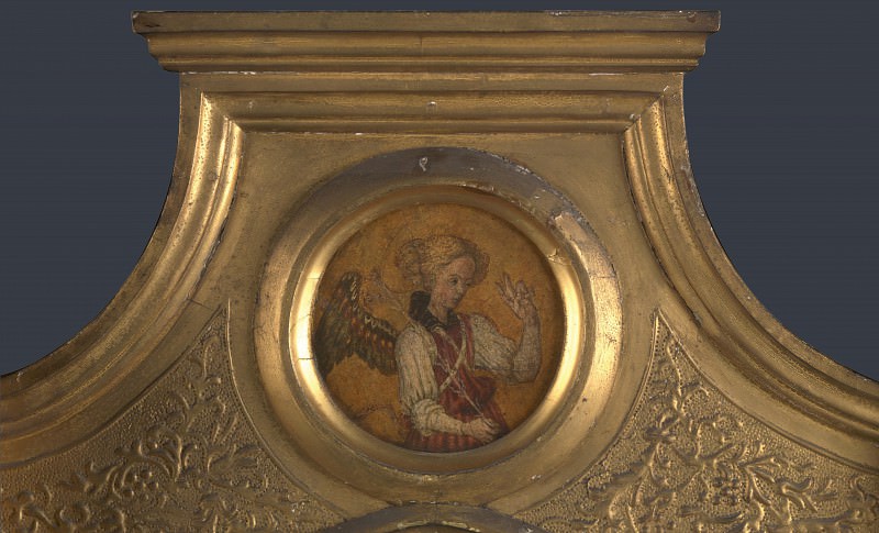 Jacopo di Antonio – Gabriel – Frame Roundel , Part 4 National Gallery UK