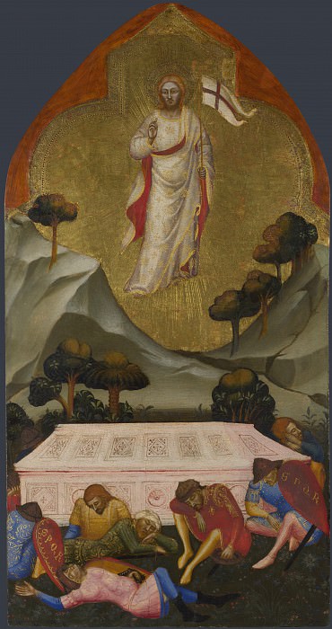 Jacopo di Cione and workshop – The Resurrection, Part 4 National Gallery UK