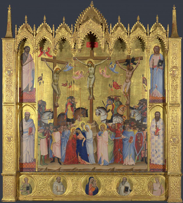 Jacopo di Cione – The Crucifixion, Part 4 National Gallery UK