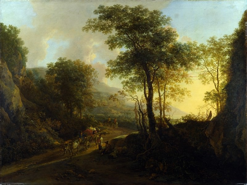 Jan Both – A Rocky Landscape with an Ox-cart, Part 4 National Gallery UK