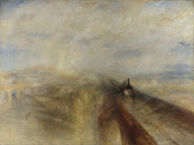 Joseph Mallord William Turner – Rain, Steam, and Speed – The Great Western Railway, Part 4 National Gallery UK