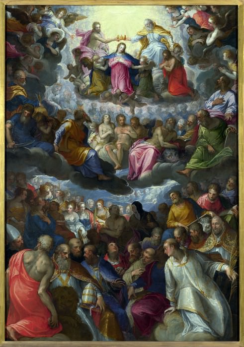 Johann Rottenhammer – The Coronation of the Virgin, Part 4 National Gallery UK