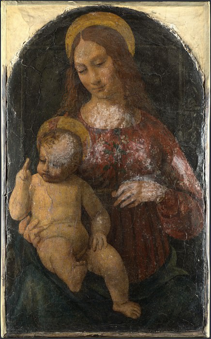 Ломбардская школа, ок1520-25 – Мадонна с Младенцем, Часть 4 Национальная галерея