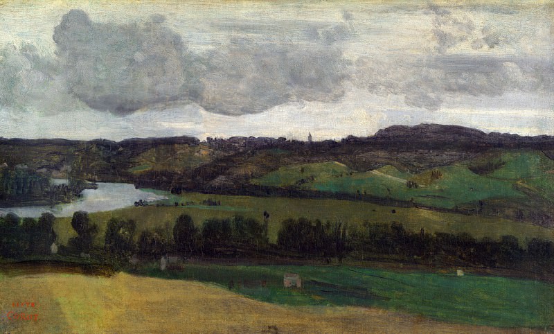 Jean-Baptiste Camille Corot – The Seine near Rouen, Part 4 National Gallery UK
