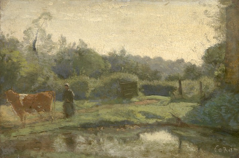 Jean-Baptiste Camille Corot – Summer Morning, Part 4 National Gallery UK