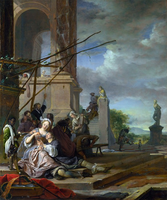 Ян Веникс – Двор итальянского дворца, Часть 4 Национальная галерея