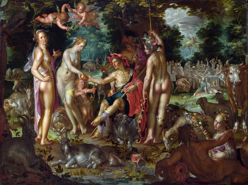 Joachim Wtewael – The Judgement of Paris, Part 4 National Gallery UK