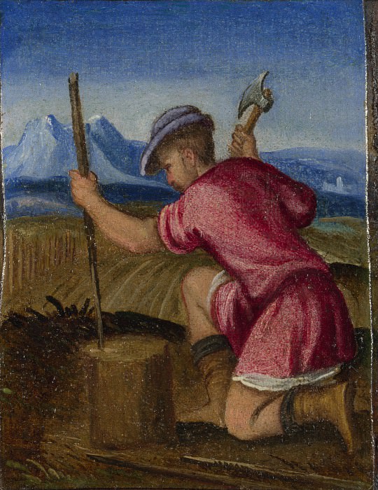 Венецианская школа, ок1580 – Работы по месяцам – Февраль, Часть 4 Национальная галерея