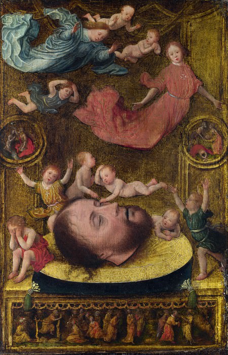 Jan Mostaert – The Head of Saint John the Baptist, Part 4 National Gallery UK