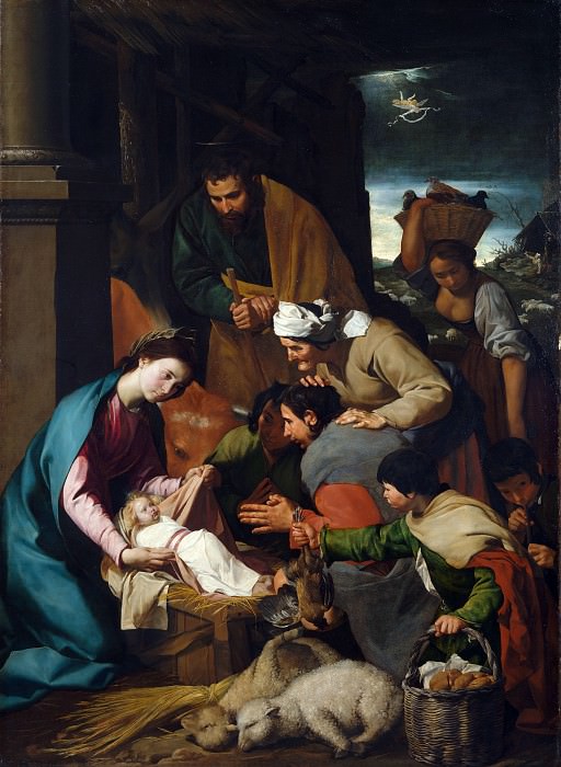 Неаполитанская школа, 1630-е – Поклонение пастухов, Часть 4 Национальная галерея