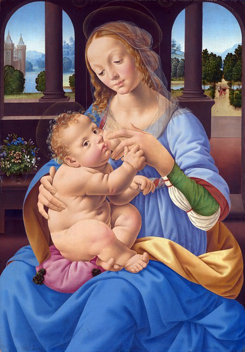 Лоренцо ди Креди – Мадонна с Младенцем, Часть 4 Национальная галерея