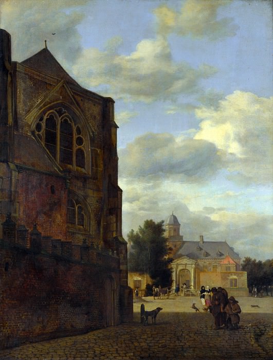 Ян ван дер Хейден – Вид на замок Нейенроде, Часть 4 Национальная галерея