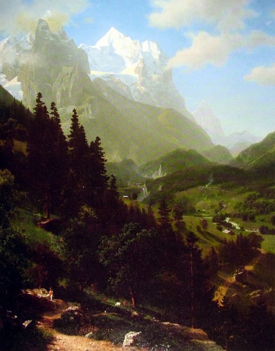 The Wetterhorn, Albert Bierstadt
