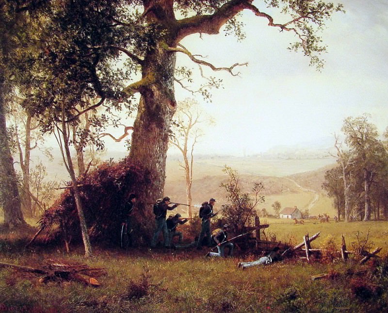 Guerrilla Warfare, Albert Bierstadt