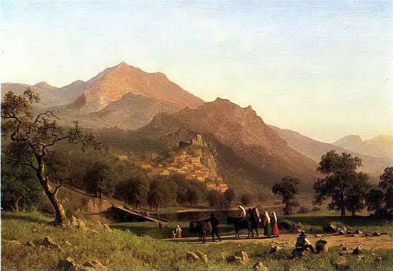 Bierstadt Albert Rocca de Secca, Albert Bierstadt