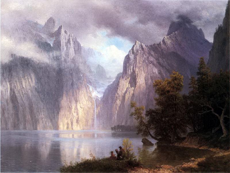 Bierstadt Albert Scene in the Sierra Nevada, Albert Bierstadt