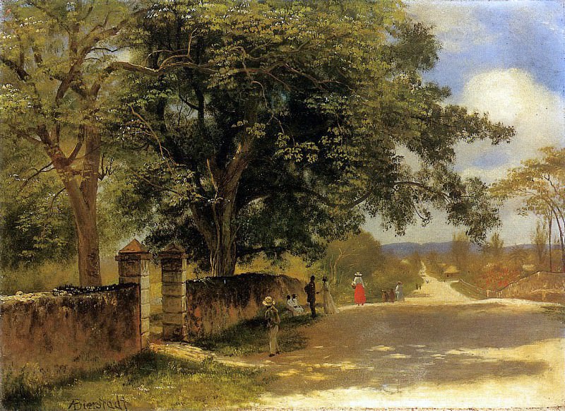 Bierstadt Albert Street in Nassau, Albert Bierstadt
