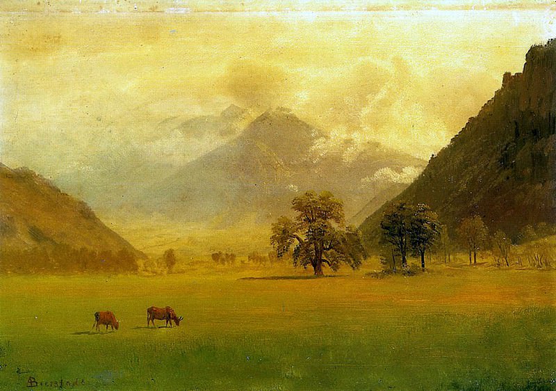 Bierstadt Albert Rhone Valley, Albert Bierstadt