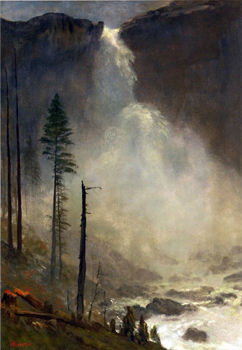 Bierstadt Albert Nevada Falls, Albert Bierstadt