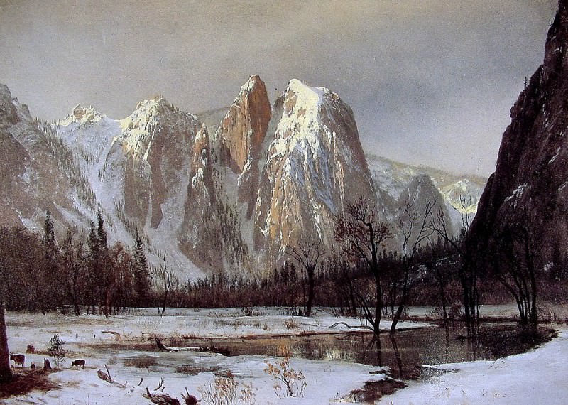 Cathedral Rock, Albert Bierstadt