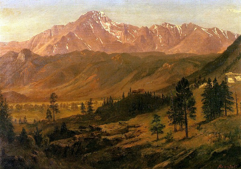 Bierstadt Albert Pikes Peak, Albert Bierstadt