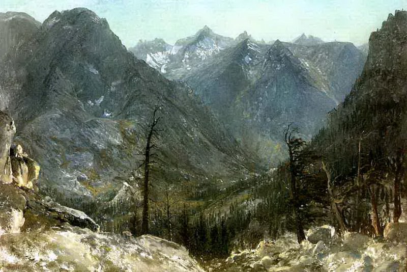 Bierstadt Albert The Sierra Nevadas, Albert Bierstadt