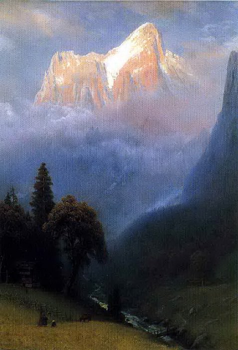 Bierstadt Albert Storm Among the Alps, Albert Bierstadt